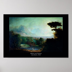 John Martin's Alpheus en Arethusa Poster