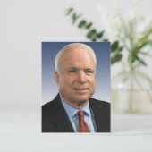 John McCain Briefkaart (Staand voorkant)