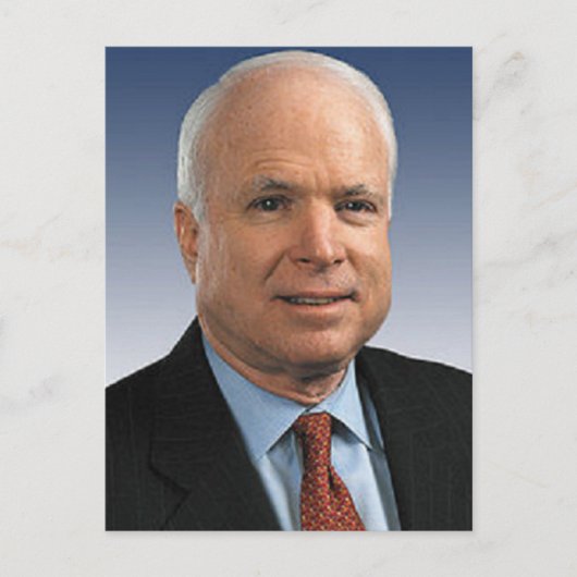 John McCain Briefkaart (Voorkant)