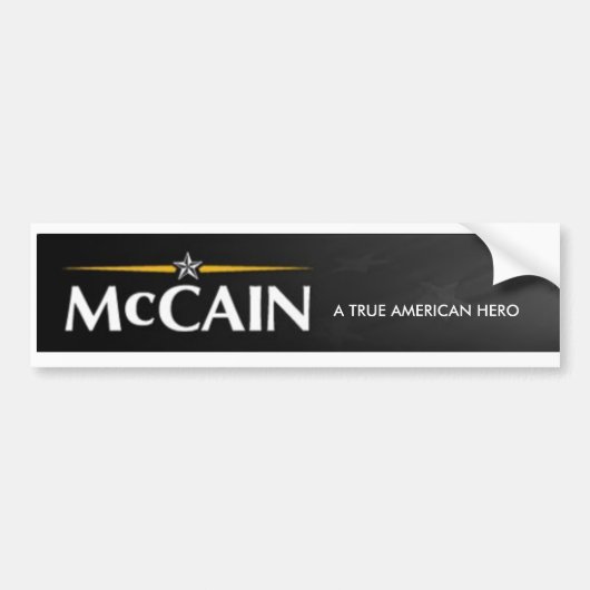JOHN MCCAIN Bumpersticker (Voorkant)