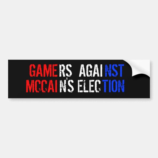John McCain Bumpersticker (Voorkant)