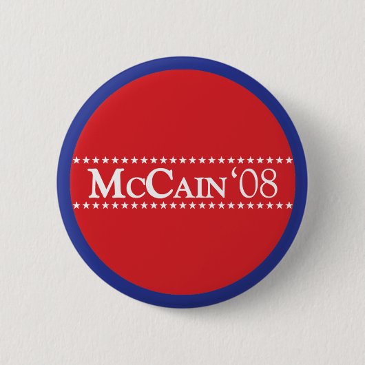 John McCain Campaign Button (Voorkant)