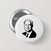 John McCain Gear Ronde Button 5,7 Cm (Voorkant /achterkant)
