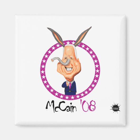 JOHN-McCAIN Magnet Magneet (Voorkant)