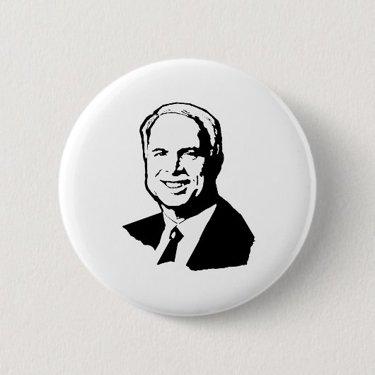 JOHN MCCAIN-SHIRT RONDE BUTTON 5,7 CM (Voorkant)