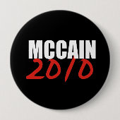JOHN MCCAIN-verkiezingstandar Ronde Button 4,0 Cm (Voorkant)