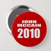 JOHN MCCAIN VOOR SENAAT RONDE BUTTON 4,0 CM (Voorkant /achterkant)