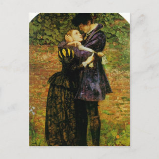 John Millais-Weigering van onderdak door een Hugue Briefkaart