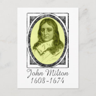 John Milton Briefkaart