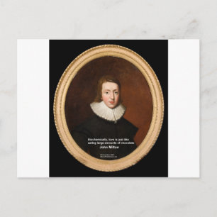 John Milton Liefde & Chocolade Citaat Cadeaus & Ka Briefkaart