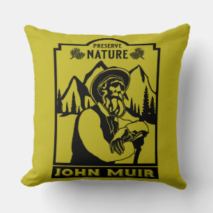 John Muir American Conservator Kussen