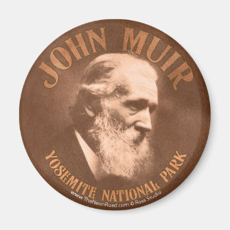 John Muir Magnet 1 ronde Magneet