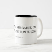 John Muir Nature Walk Quote Mug  (Devant droit)