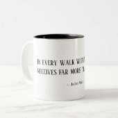 John Muir Nature Walk Quote Mug  (Devant gauche)