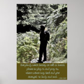John Muir Natuur Quote Poster Print (Voorkant)