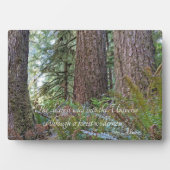 John Muir Quote Giant Conifer Forest Fotoplaat (voorkant)