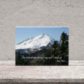 John Muir Quote Mountain Fotoblokken