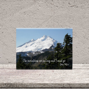 John Muir Quote Mountain Fotoblokken