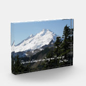 John Muir Quote Mountain Fotoblokken (Links)