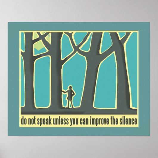 John Muir Quote Poster (Voorkant)