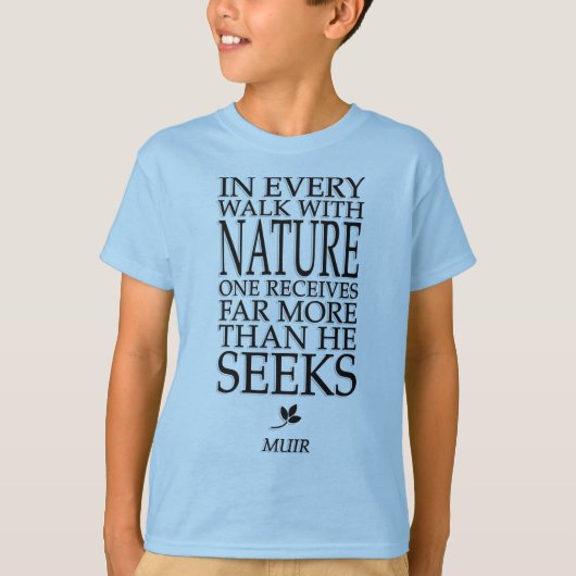 John Muir T-shirt (Voorkant)