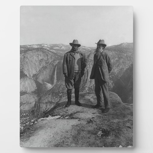 John Muir Teddy Roosevelt Yosemite National Park Fotoplaat (Voorkant)