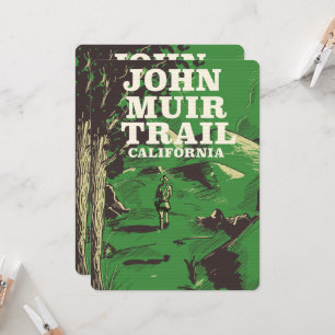 John Muir Trail California reisposter.