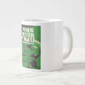 John Muir Trail California reisposter. Extra Grote Beker (Voorkant rechts)