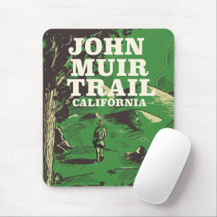 John Muir Trail California reisposter. Muismat