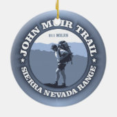 John Muir Trail Keramisch Ornament (Achterkant)