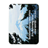 John Muir: "Tussen de twee pijnbomen is een deur" Magneet (Verticaal)