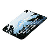 John Muir: "Tussen de twee pijnbomen is een deur" Magneet (Linkerzijde)