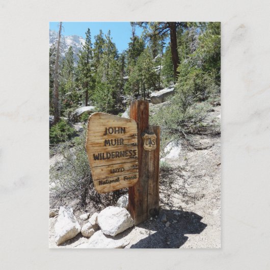 John Muir Wilderness Briefkaart (Voorkant)