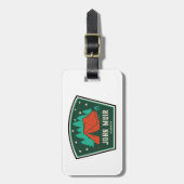 John Muir Wilderness California Camping Bagagelabel (Voorkant verticaal)