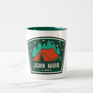 John Muir Wilderness California Camping Tweekleurige Koffiemok