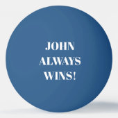 John (naam) wint altijd pingpongballen (Voorkant)