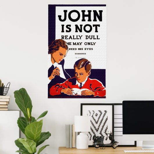 John n'est pas vraiment une affiche crasse (Bureau à domicile)