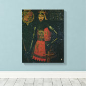 John of Gaunt van Lancaster Canvas Afdruk (Insitu (Houten vloer))