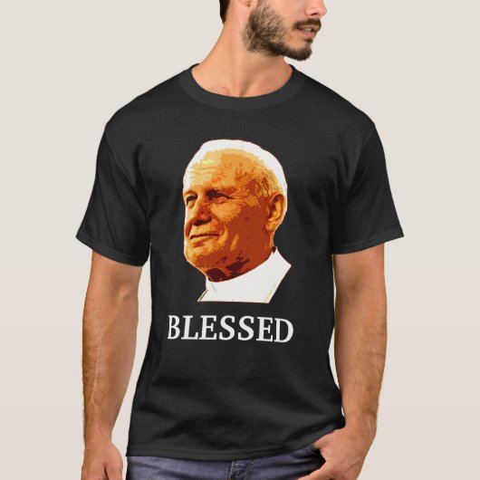 John Paul II BLESSED T-shirt (Voorkant)