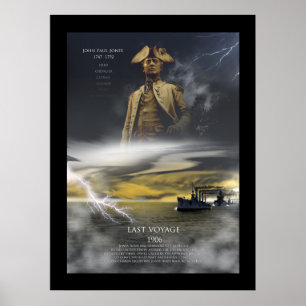 John Paul Jones-herdenking Poster