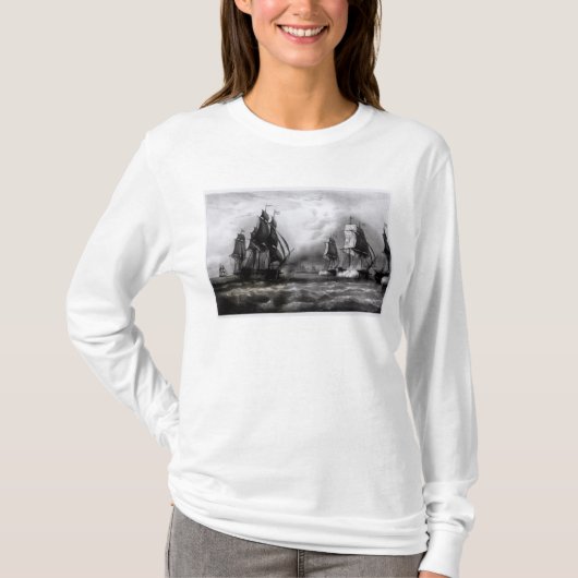 John Paul Jones's 'Ranger' Ship, 1793 T-shirt (Voorkant)