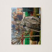 John Pemberton beeld Georgia. Jigzaag Puzzle Legpuzzel (Verticaal)