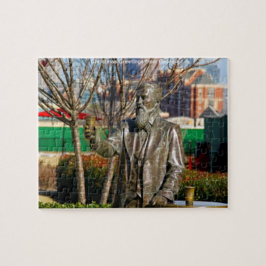 John Pemberton Statue Géorgie. Jigsaw Puzzle (Horizontal)