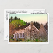 John Peter Tatsch Home, Fredericksburg, TX Briefkaart (Voorkant / Achterkant)