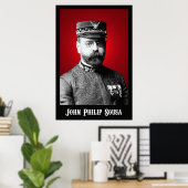 John Philip Sousa 36 x 24 Poster (Bureau à domicile)