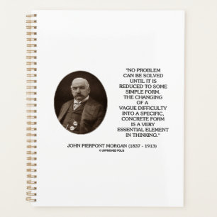 John Pierpont Morgan Aucun problème ne peut être r