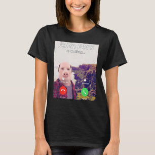 John Pork belt de telefoon T-shirt