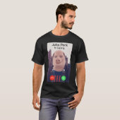 John Pork is Calling Funny Sarcastic Answer Phone T-shirt (Voorkant volledig)