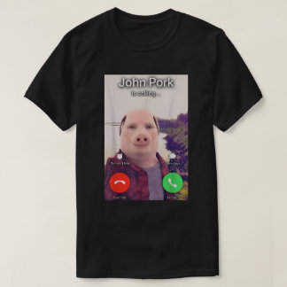 John Pork roept het T-shirt van Meme