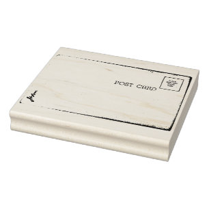 John  Post Card Rubber Art Stamp Rubberstempel